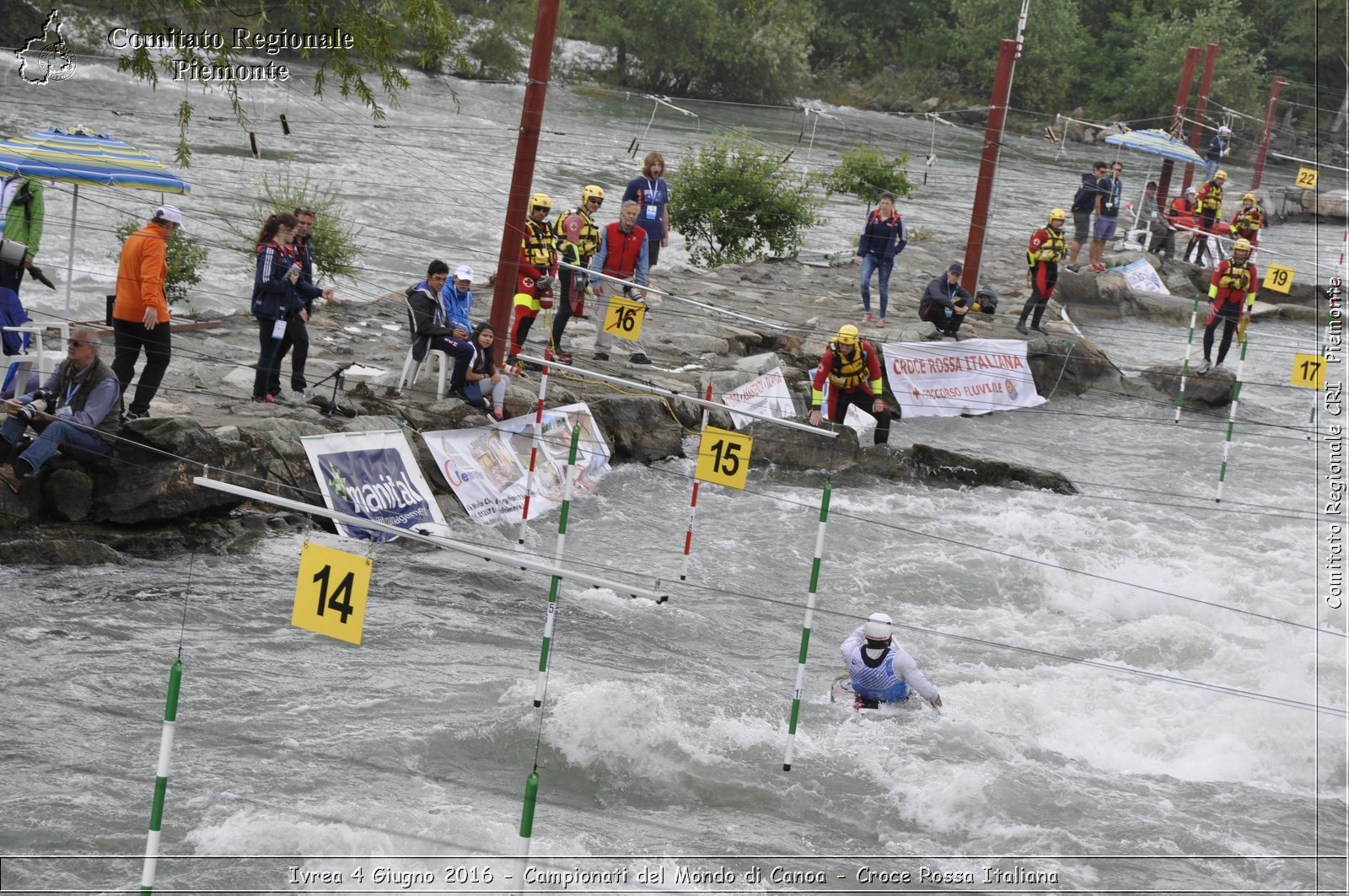 Ivrea 4 Giugno 2016 - Campionati del Mondo di Canoa - Croce Rossa Italiana- Comitato Regionale del Piemonte