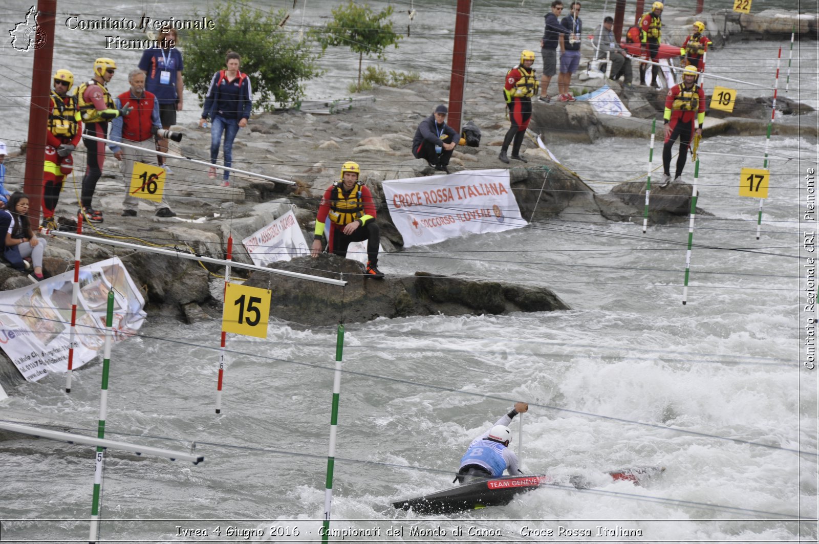 Ivrea 4 Giugno 2016 - Campionati del Mondo di Canoa - Croce Rossa Italiana- Comitato Regionale del Piemonte