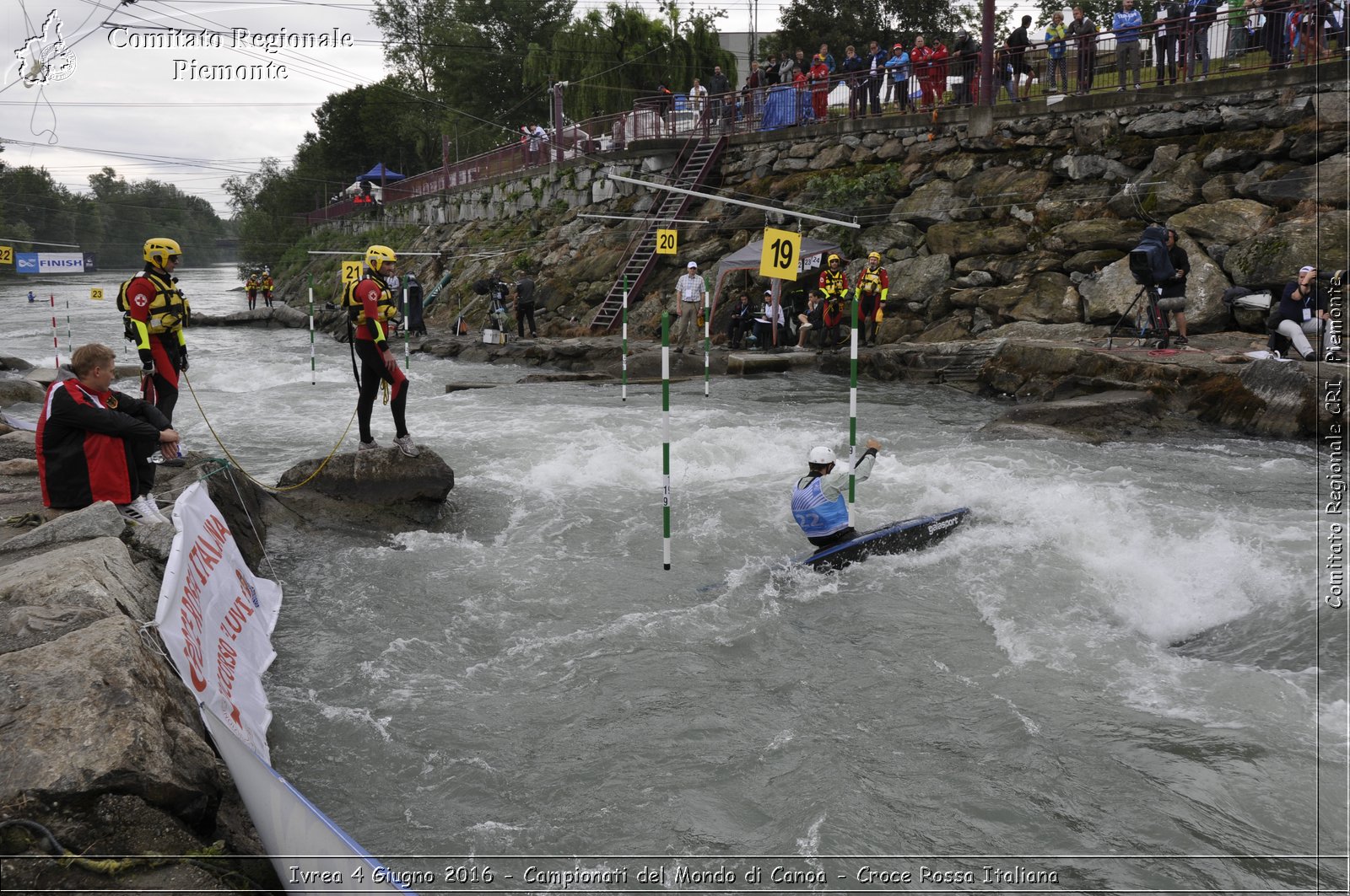 Ivrea 4 Giugno 2016 - Campionati del Mondo di Canoa - Croce Rossa Italiana- Comitato Regionale del Piemonte