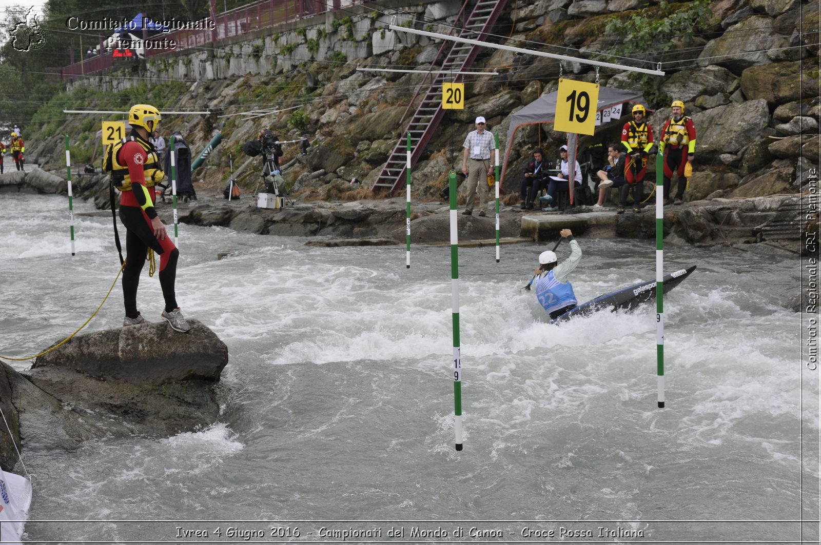 Ivrea 4 Giugno 2016 - Campionati del Mondo di Canoa - Croce Rossa Italiana- Comitato Regionale del Piemonte