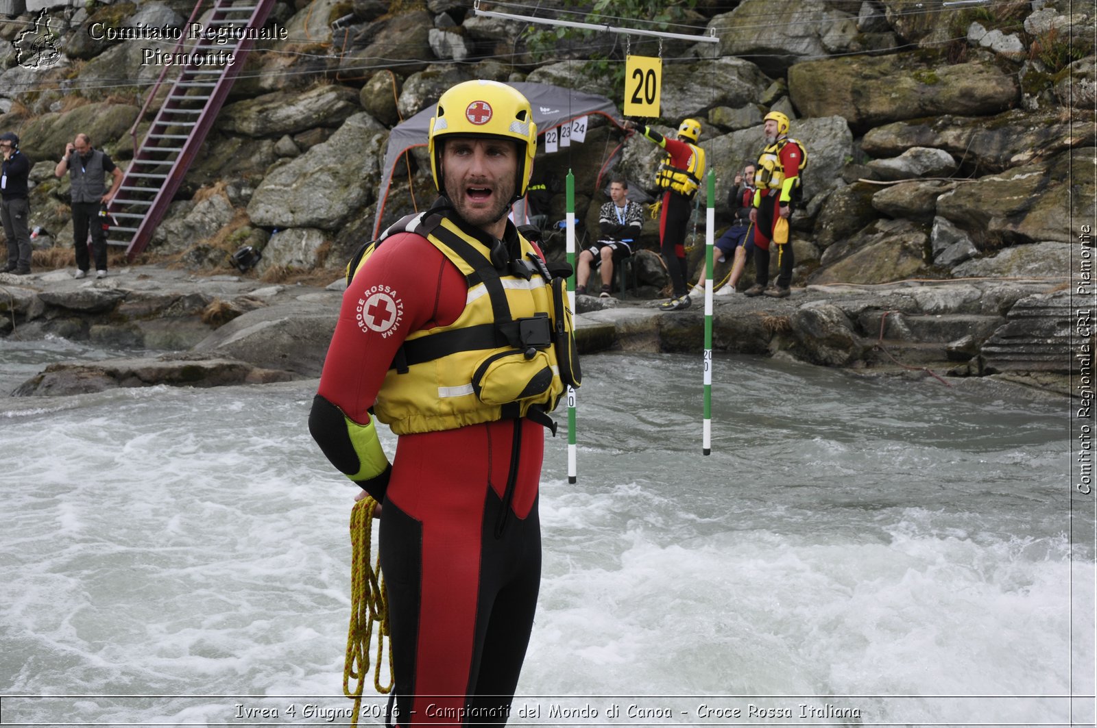 Ivrea 4 Giugno 2016 - Campionati del Mondo di Canoa - Croce Rossa Italiana- Comitato Regionale del Piemonte