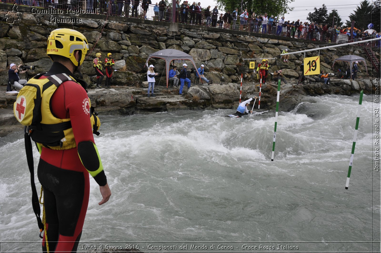 Ivrea 4 Giugno 2016 - Campionati del Mondo di Canoa - Croce Rossa Italiana- Comitato Regionale del Piemonte