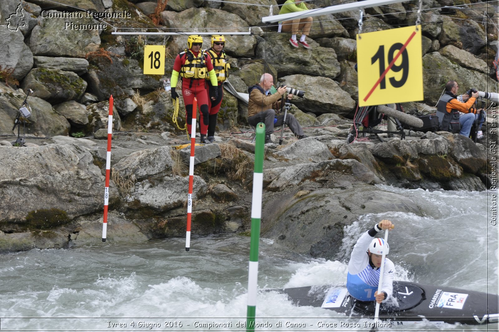 Ivrea 4 Giugno 2016 - Campionati del Mondo di Canoa - Croce Rossa Italiana- Comitato Regionale del Piemonte