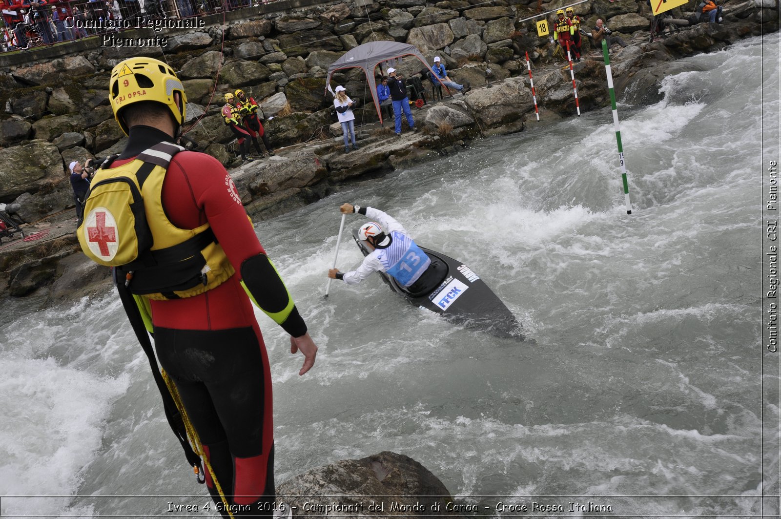 Ivrea 4 Giugno 2016 - Campionati del Mondo di Canoa - Croce Rossa Italiana- Comitato Regionale del Piemonte