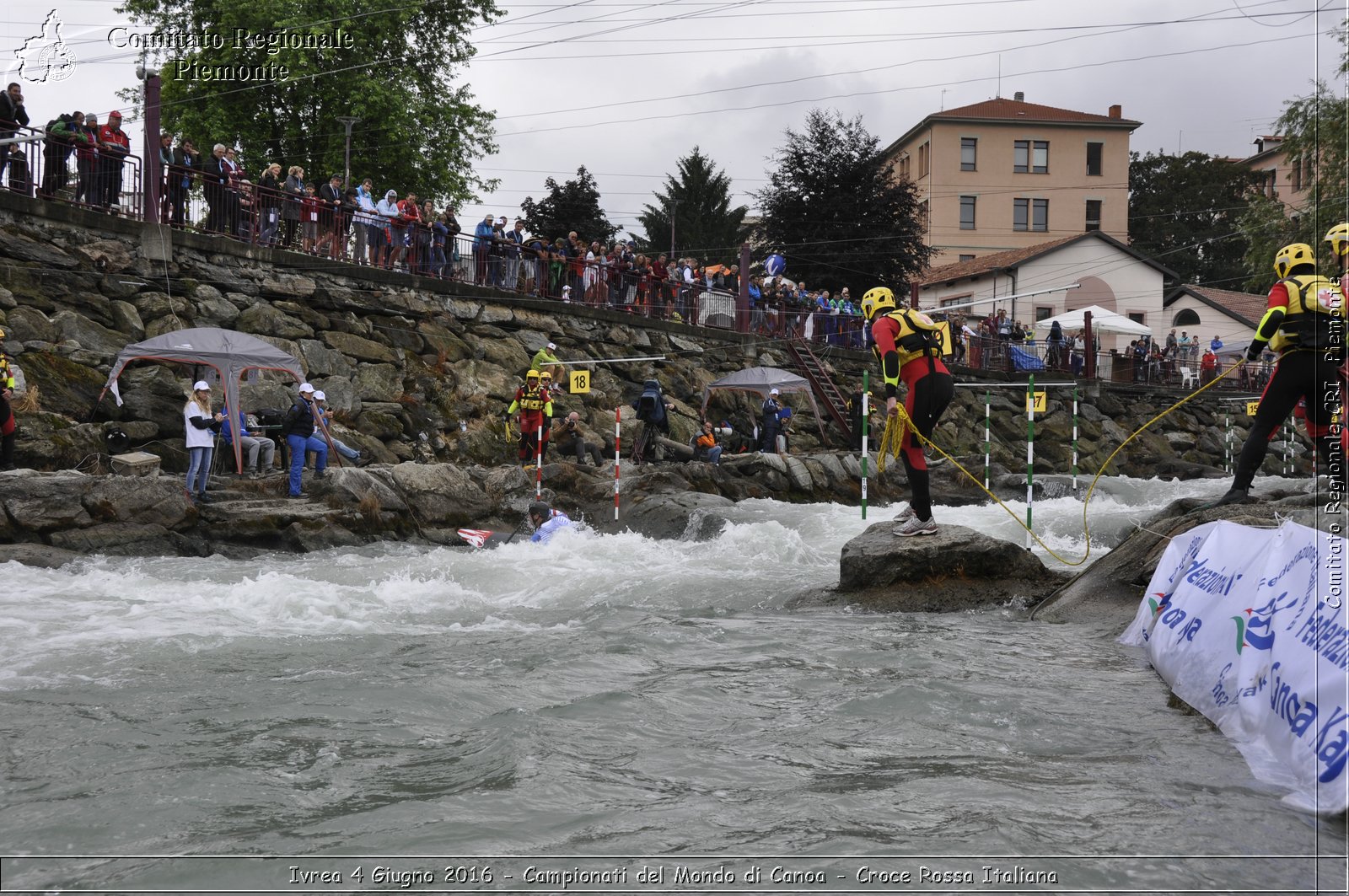 Ivrea 4 Giugno 2016 - Campionati del Mondo di Canoa - Croce Rossa Italiana- Comitato Regionale del Piemonte