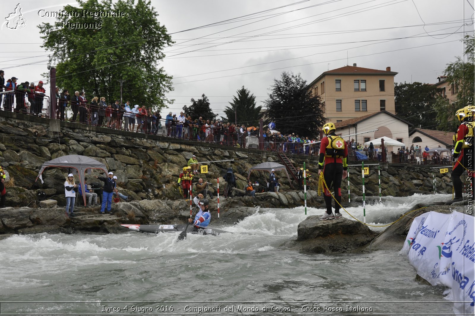 Ivrea 4 Giugno 2016 - Campionati del Mondo di Canoa - Croce Rossa Italiana- Comitato Regionale del Piemonte