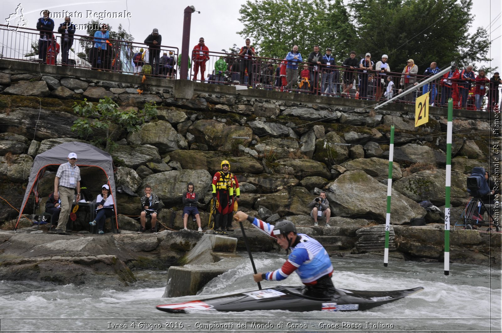 Ivrea 4 Giugno 2016 - Campionati del Mondo di Canoa - Croce Rossa Italiana- Comitato Regionale del Piemonte