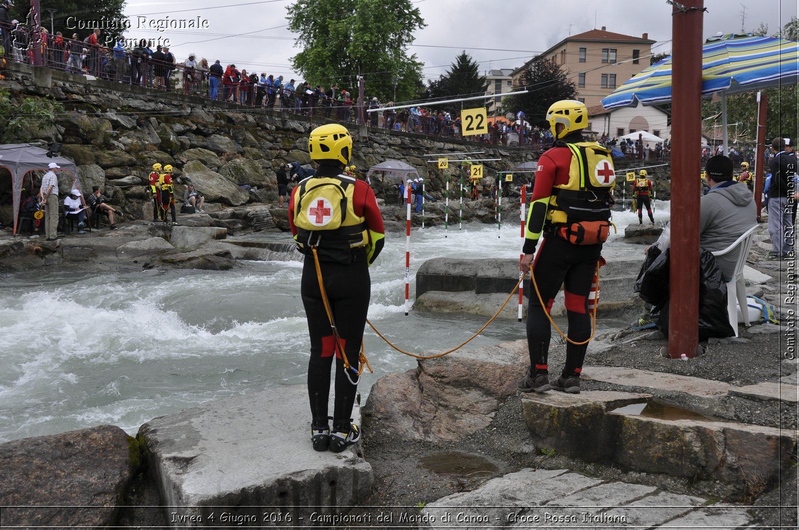 Ivrea 4 Giugno 2016 - Campionati del Mondo di Canoa - Croce Rossa Italiana- Comitato Regionale del Piemonte