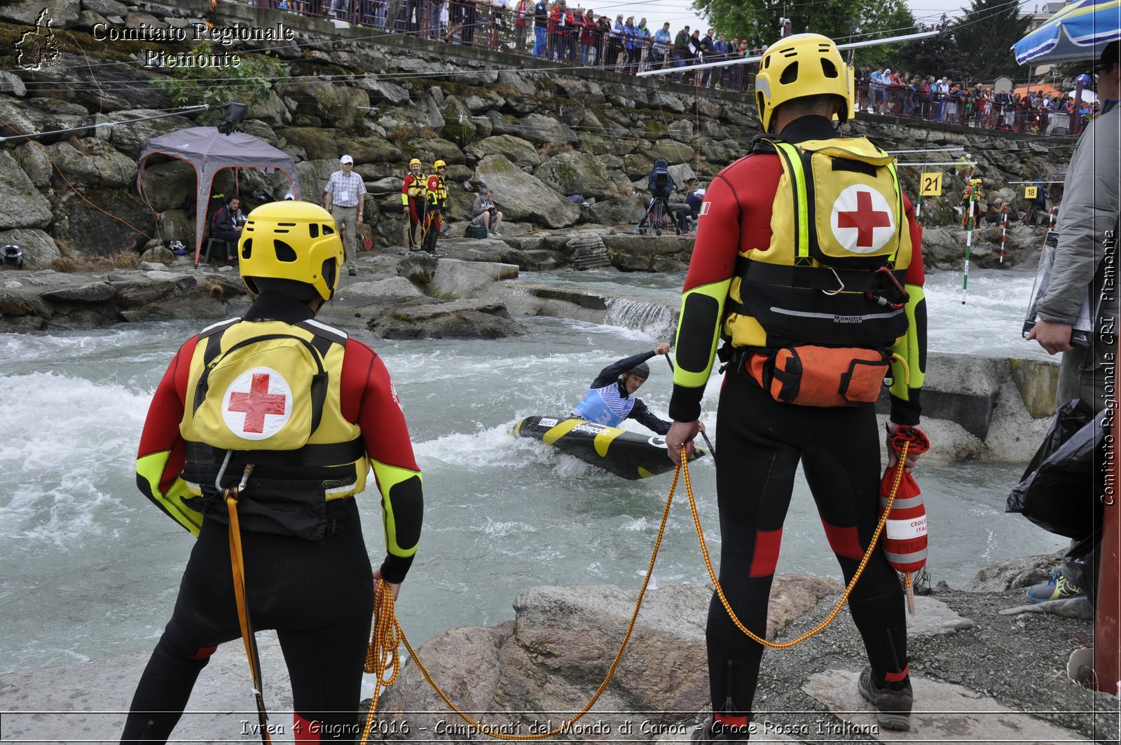 Ivrea 4 Giugno 2016 - Campionati del Mondo di Canoa - Croce Rossa Italiana- Comitato Regionale del Piemonte