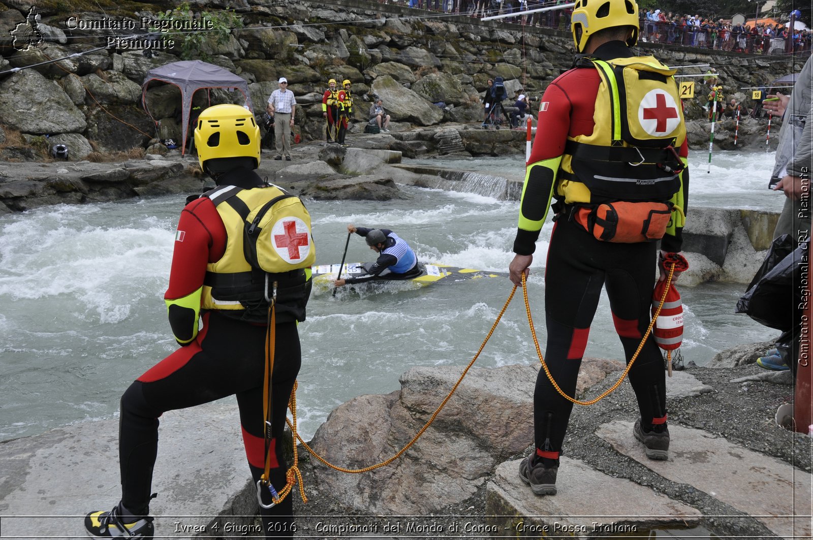 Ivrea 4 Giugno 2016 - Campionati del Mondo di Canoa - Croce Rossa Italiana- Comitato Regionale del Piemonte