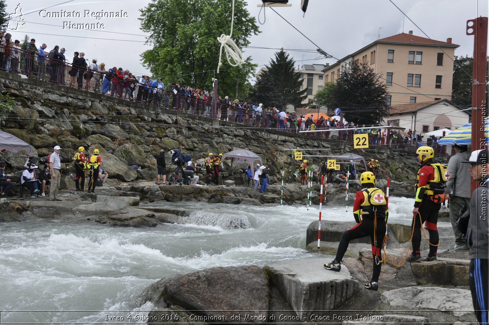 Ivrea 4 Giugno 2016 - Campionati del Mondo di Canoa - Croce Rossa Italiana- Comitato Regionale del Piemonte