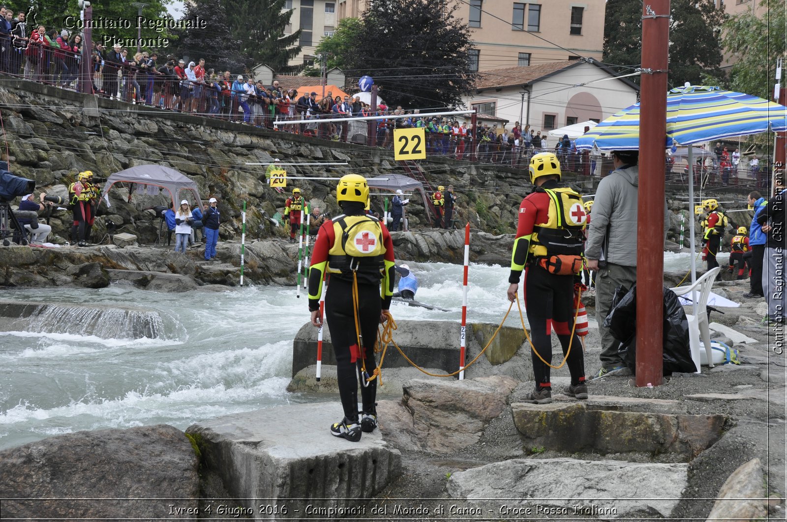 Ivrea 4 Giugno 2016 - Campionati del Mondo di Canoa - Croce Rossa Italiana- Comitato Regionale del Piemonte