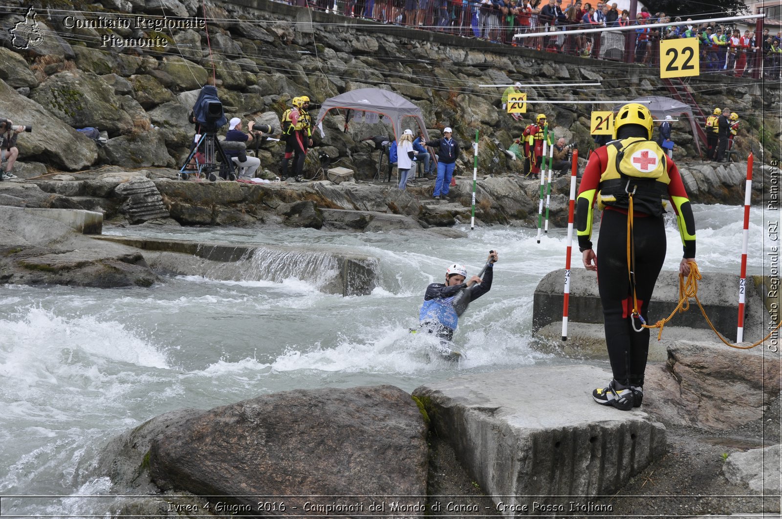 Ivrea 4 Giugno 2016 - Campionati del Mondo di Canoa - Croce Rossa Italiana- Comitato Regionale del Piemonte