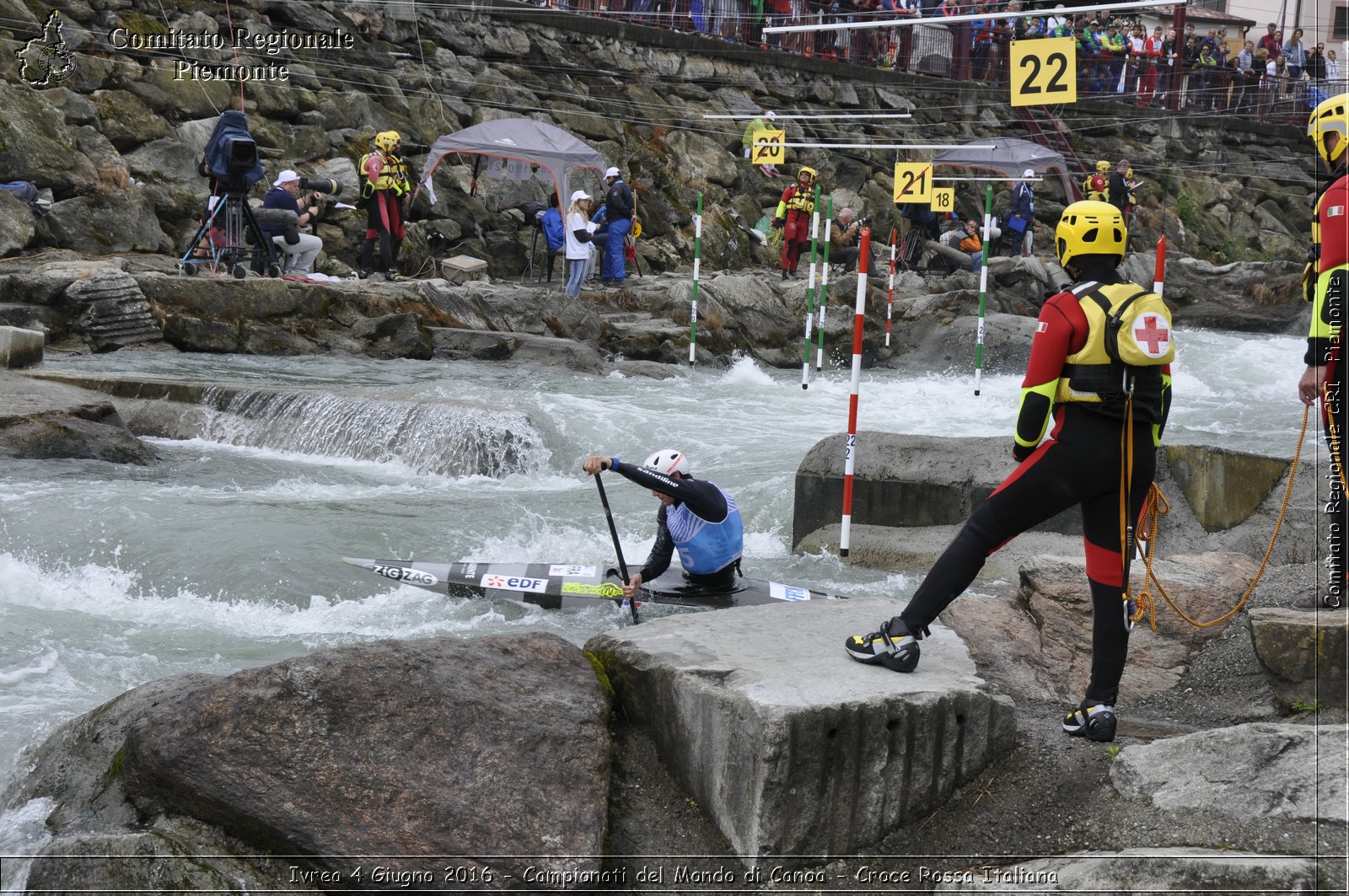 Ivrea 4 Giugno 2016 - Campionati del Mondo di Canoa - Croce Rossa Italiana- Comitato Regionale del Piemonte