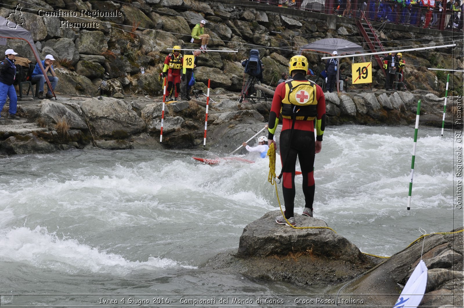 Ivrea 4 Giugno 2016 - Campionati del Mondo di Canoa - Croce Rossa Italiana- Comitato Regionale del Piemonte