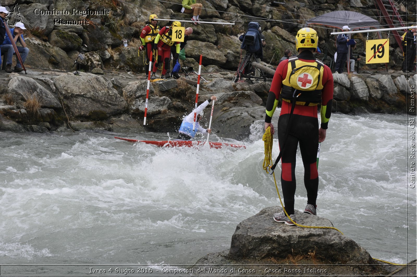 Ivrea 4 Giugno 2016 - Campionati del Mondo di Canoa - Croce Rossa Italiana- Comitato Regionale del Piemonte