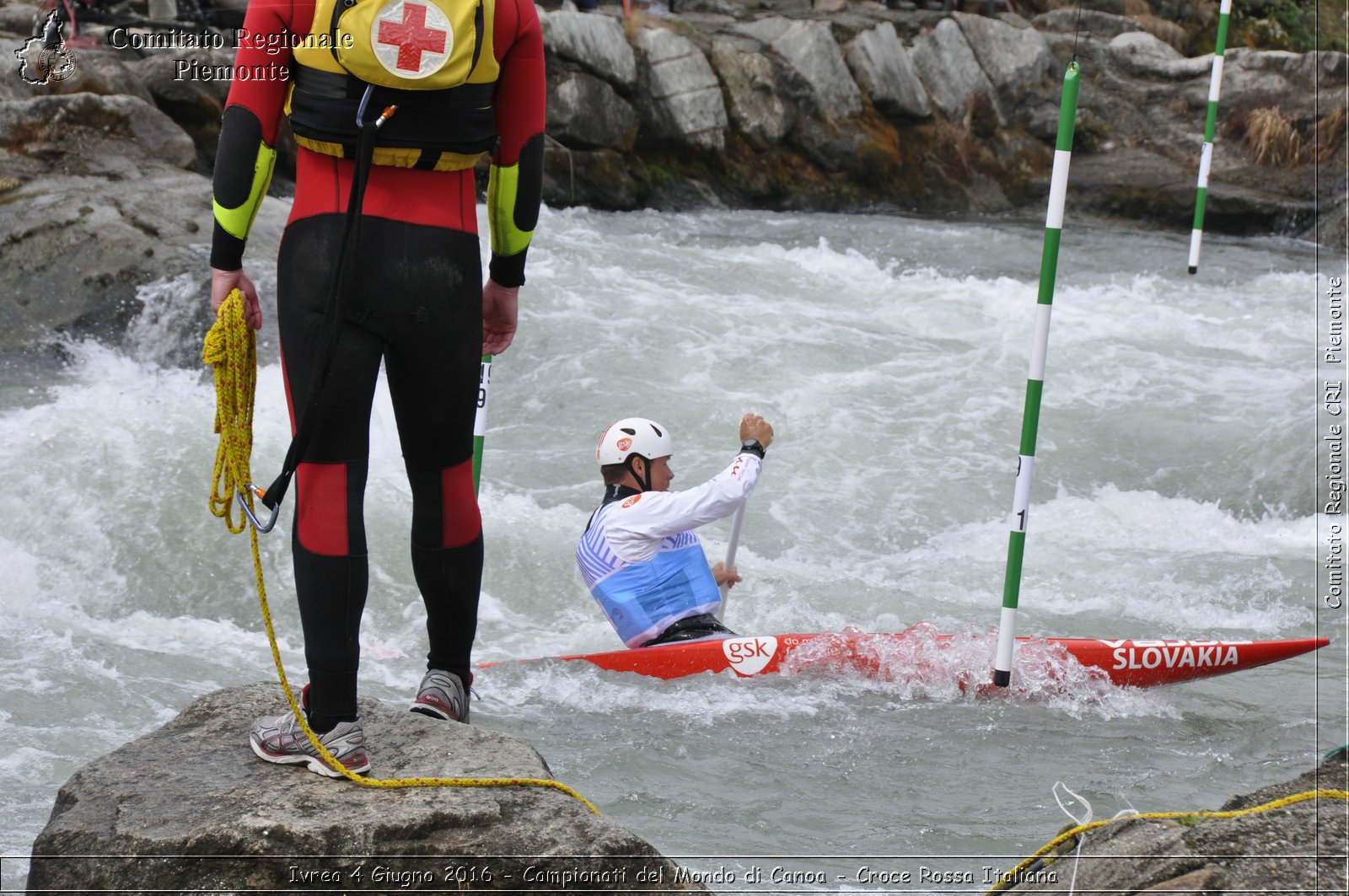 Ivrea 4 Giugno 2016 - Campionati del Mondo di Canoa - Croce Rossa Italiana- Comitato Regionale del Piemonte