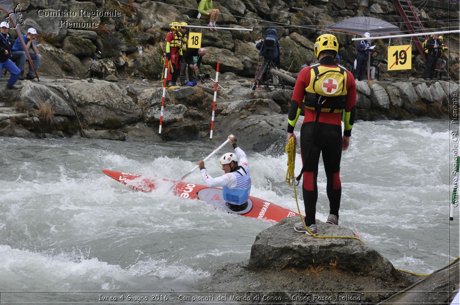 Ivrea 4 Giugno 2016 - Campionati del Mondo di Canoa - Croce Rossa Italiana- Comitato Regionale del Piemonte