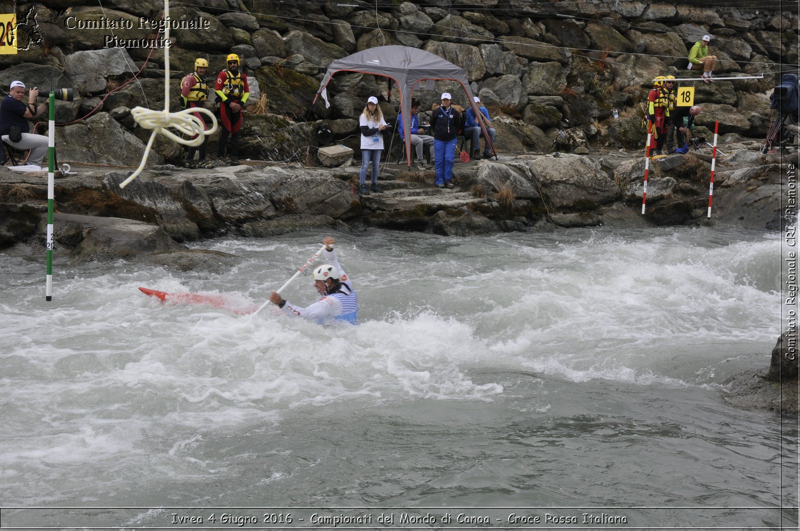 Ivrea 4 Giugno 2016 - Campionati del Mondo di Canoa - Croce Rossa Italiana- Comitato Regionale del Piemonte