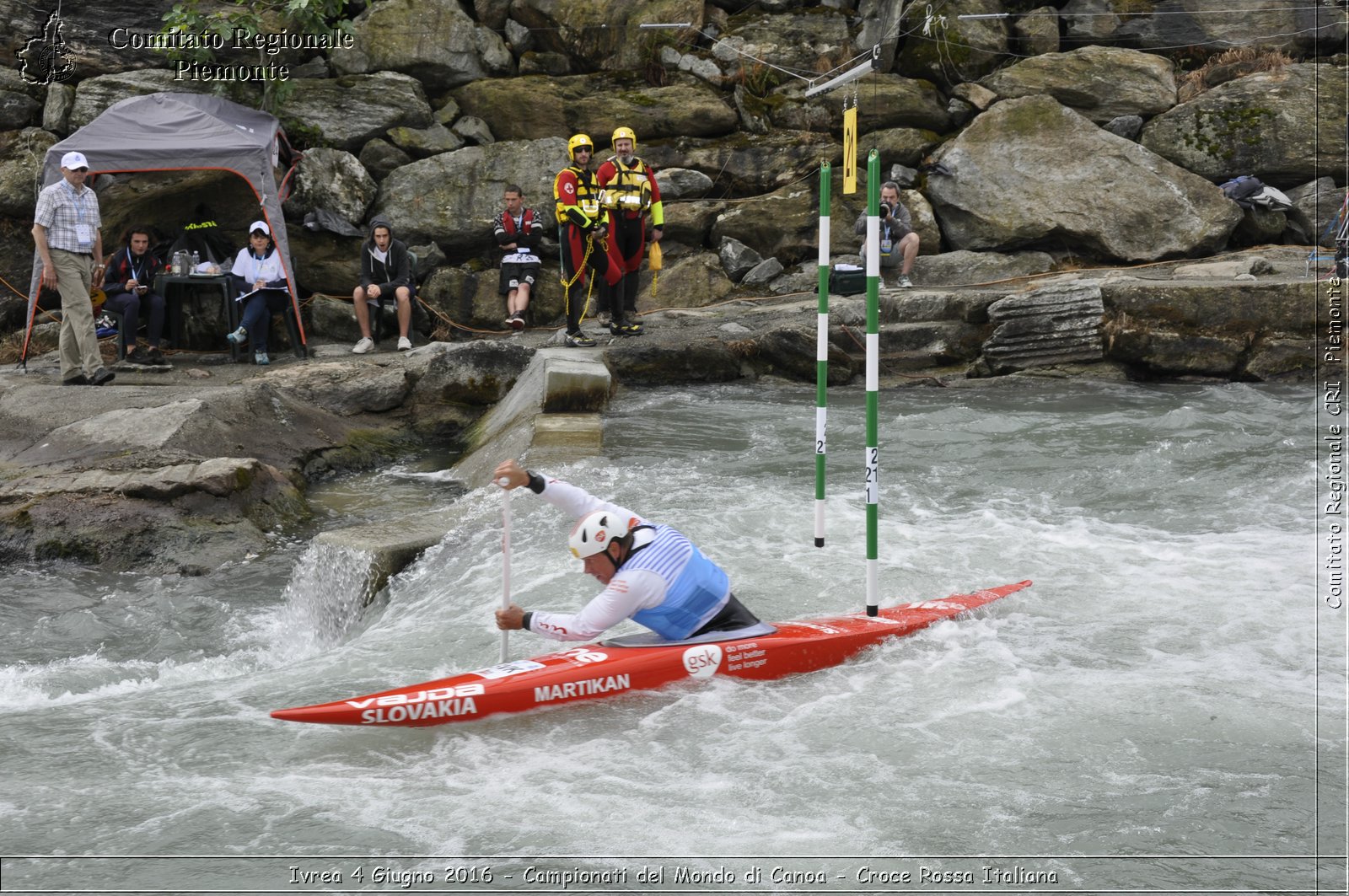 Ivrea 4 Giugno 2016 - Campionati del Mondo di Canoa - Croce Rossa Italiana- Comitato Regionale del Piemonte