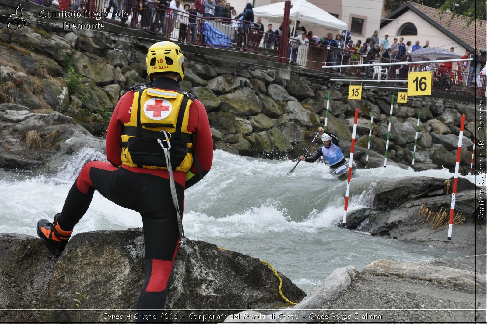 Ivrea 4 Giugno 2016 - Campionati del Mondo di Canoa - Croce Rossa Italiana- Comitato Regionale del Piemonte