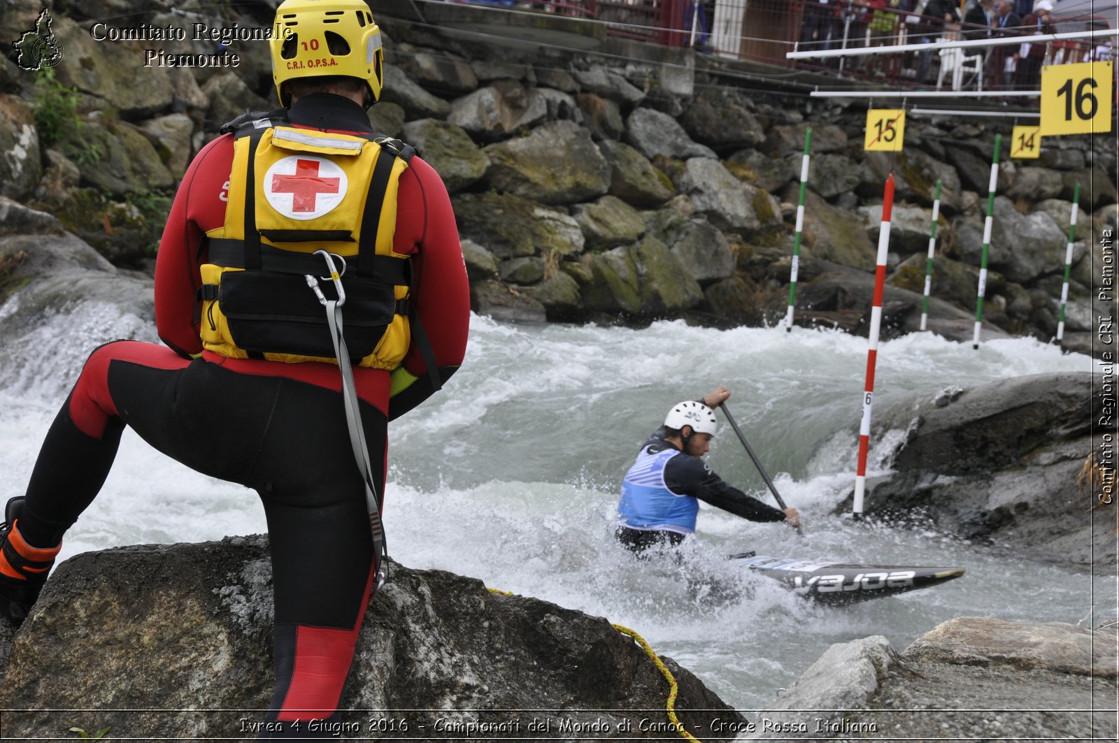 Ivrea 4 Giugno 2016 - Campionati del Mondo di Canoa - Croce Rossa Italiana- Comitato Regionale del Piemonte