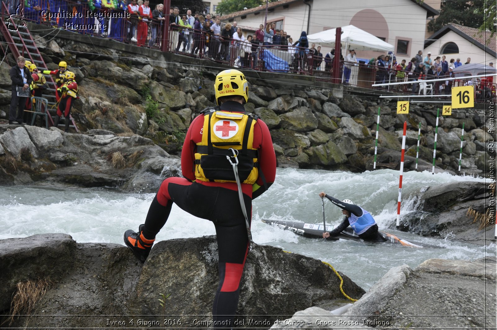 Ivrea 4 Giugno 2016 - Campionati del Mondo di Canoa - Croce Rossa Italiana- Comitato Regionale del Piemonte