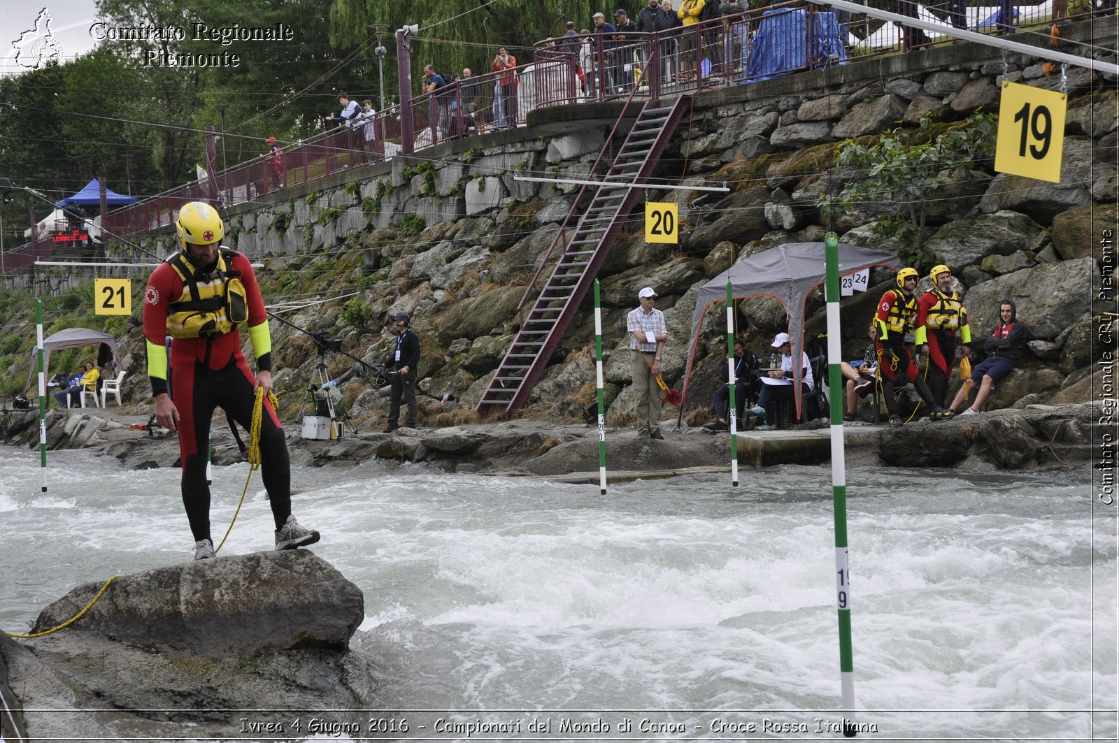 Ivrea 4 Giugno 2016 - Campionati del Mondo di Canoa - Croce Rossa Italiana- Comitato Regionale del Piemonte