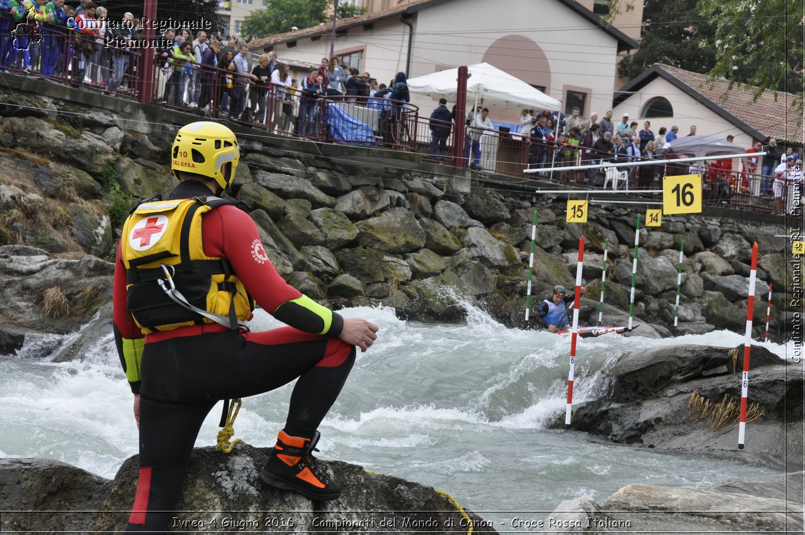 Ivrea 4 Giugno 2016 - Campionati del Mondo di Canoa - Croce Rossa Italiana- Comitato Regionale del Piemonte