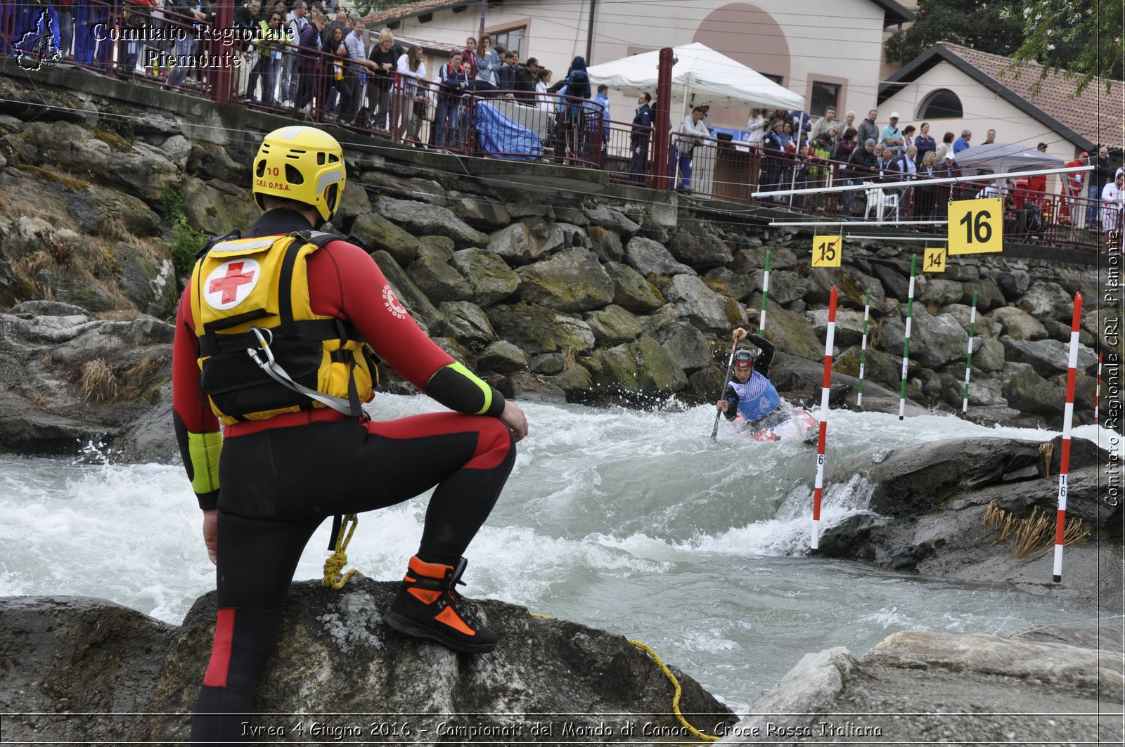 Ivrea 4 Giugno 2016 - Campionati del Mondo di Canoa - Croce Rossa Italiana- Comitato Regionale del Piemonte