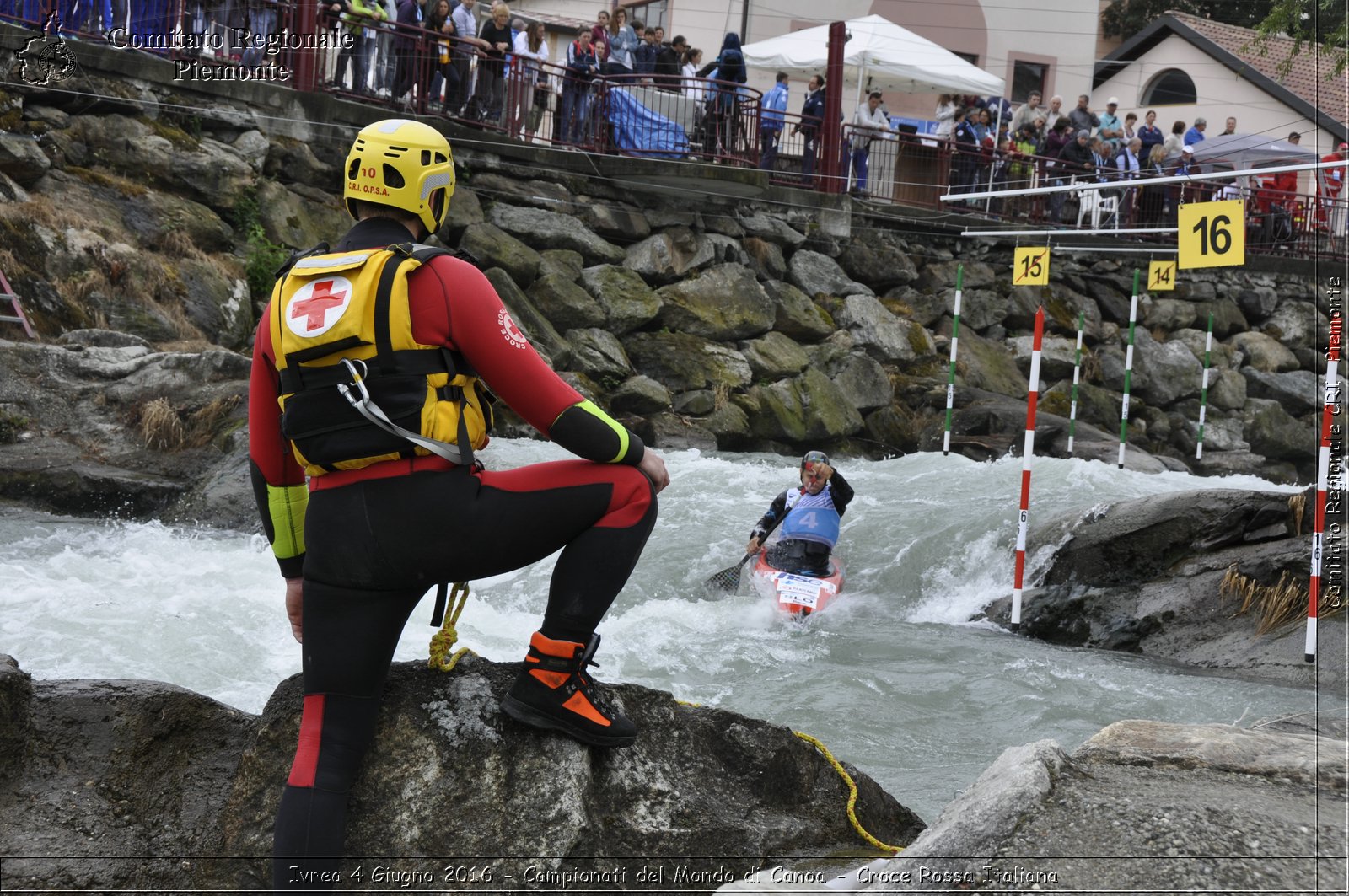 Ivrea 4 Giugno 2016 - Campionati del Mondo di Canoa - Croce Rossa Italiana- Comitato Regionale del Piemonte