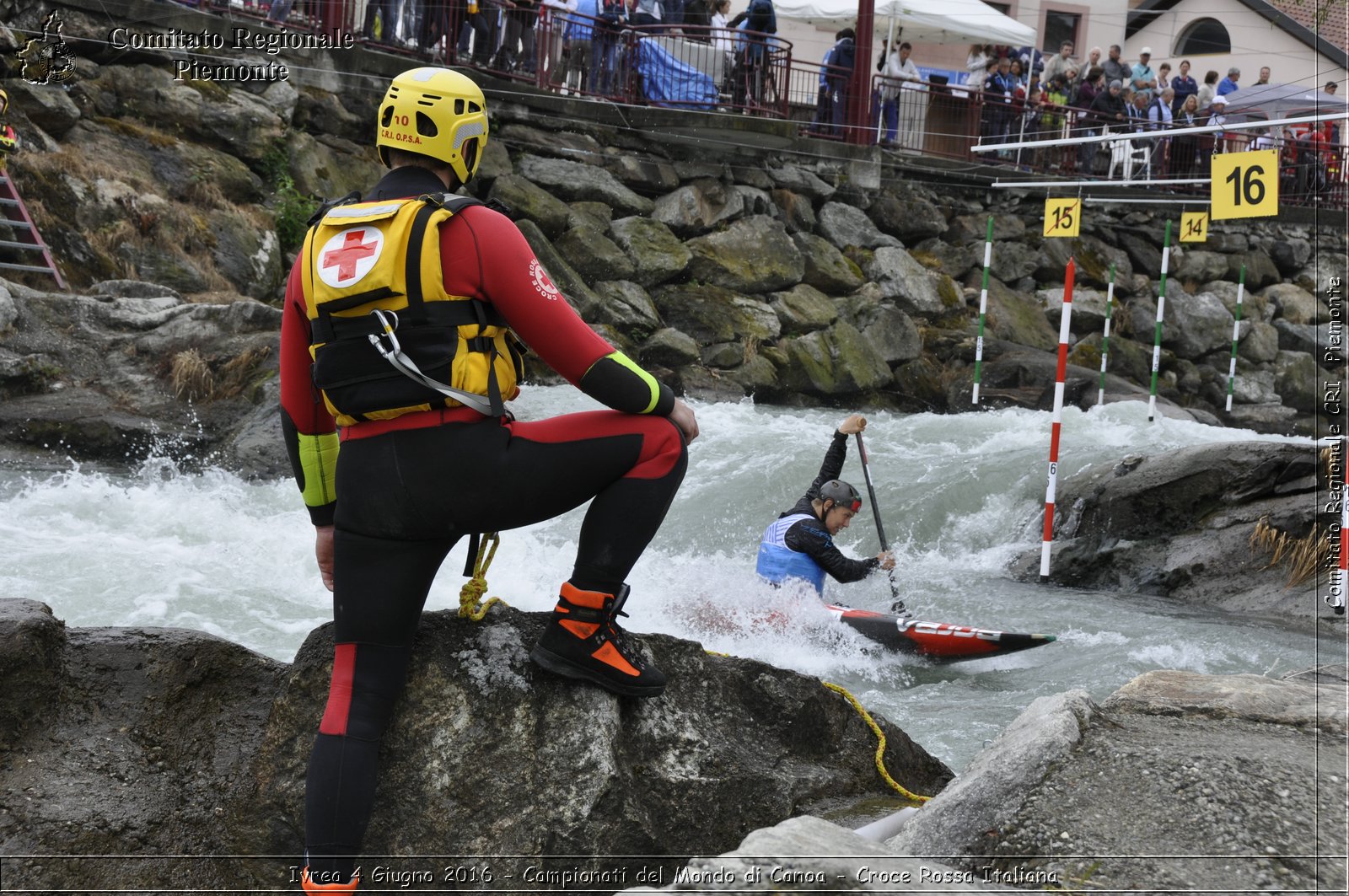 Ivrea 4 Giugno 2016 - Campionati del Mondo di Canoa - Croce Rossa Italiana- Comitato Regionale del Piemonte