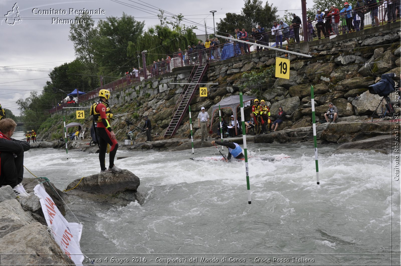 Ivrea 4 Giugno 2016 - Campionati del Mondo di Canoa - Croce Rossa Italiana- Comitato Regionale del Piemonte