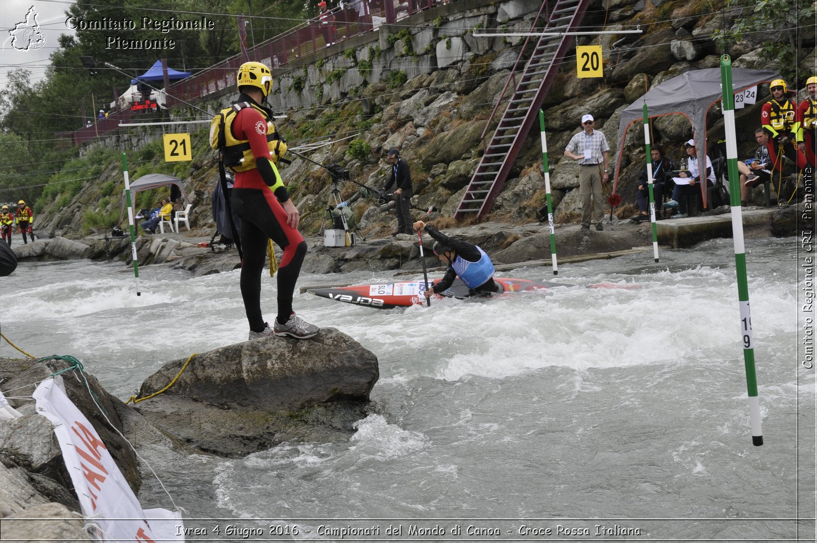 Ivrea 4 Giugno 2016 - Campionati del Mondo di Canoa - Croce Rossa Italiana- Comitato Regionale del Piemonte