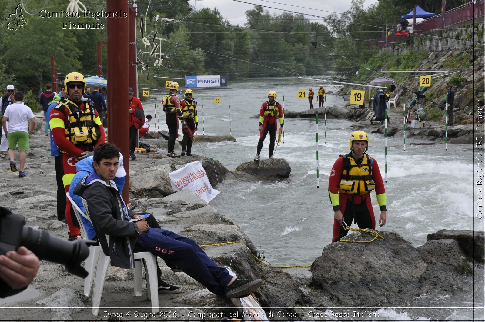 Ivrea 4 Giugno 2016 - Campionati del Mondo di Canoa - Croce Rossa Italiana- Comitato Regionale del Piemonte