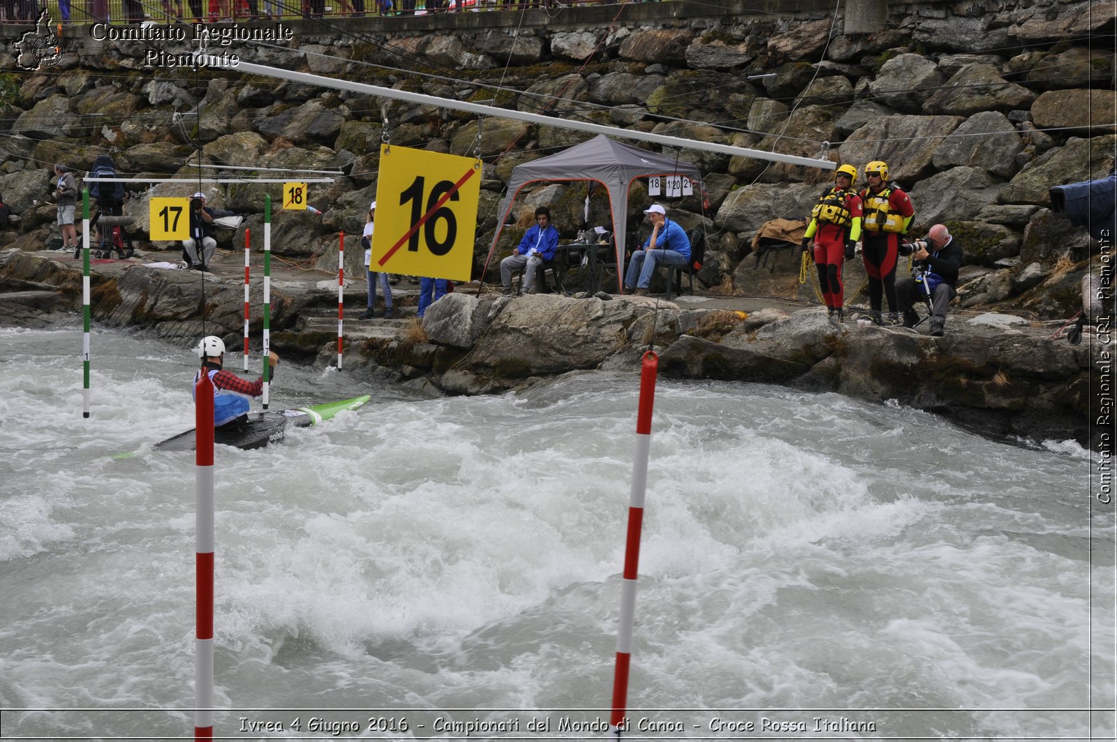 Ivrea 4 Giugno 2016 - Campionati del Mondo di Canoa - Croce Rossa Italiana- Comitato Regionale del Piemonte