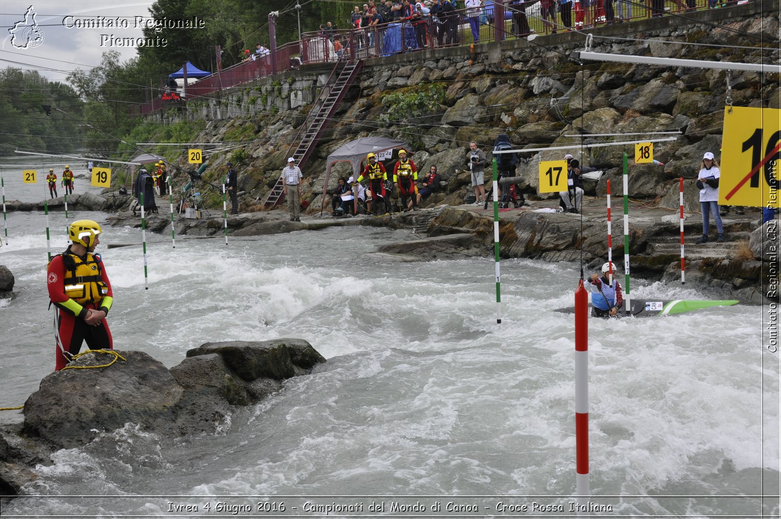 Ivrea 4 Giugno 2016 - Campionati del Mondo di Canoa - Croce Rossa Italiana- Comitato Regionale del Piemonte