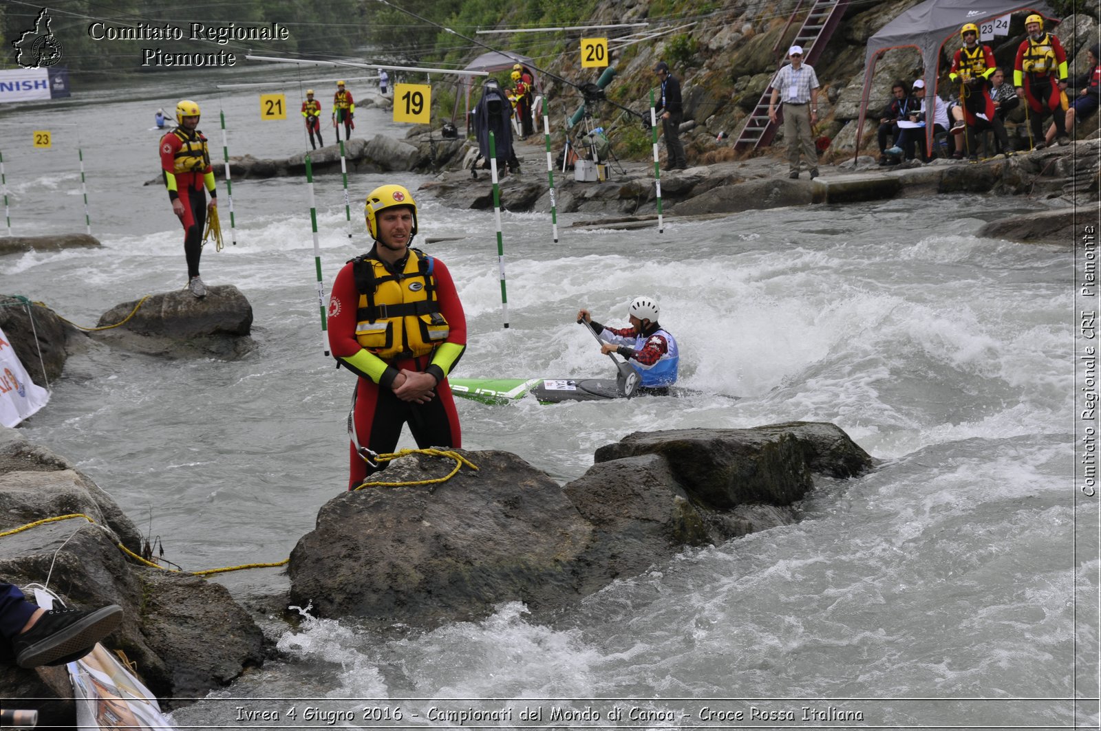 Ivrea 4 Giugno 2016 - Campionati del Mondo di Canoa - Croce Rossa Italiana- Comitato Regionale del Piemonte