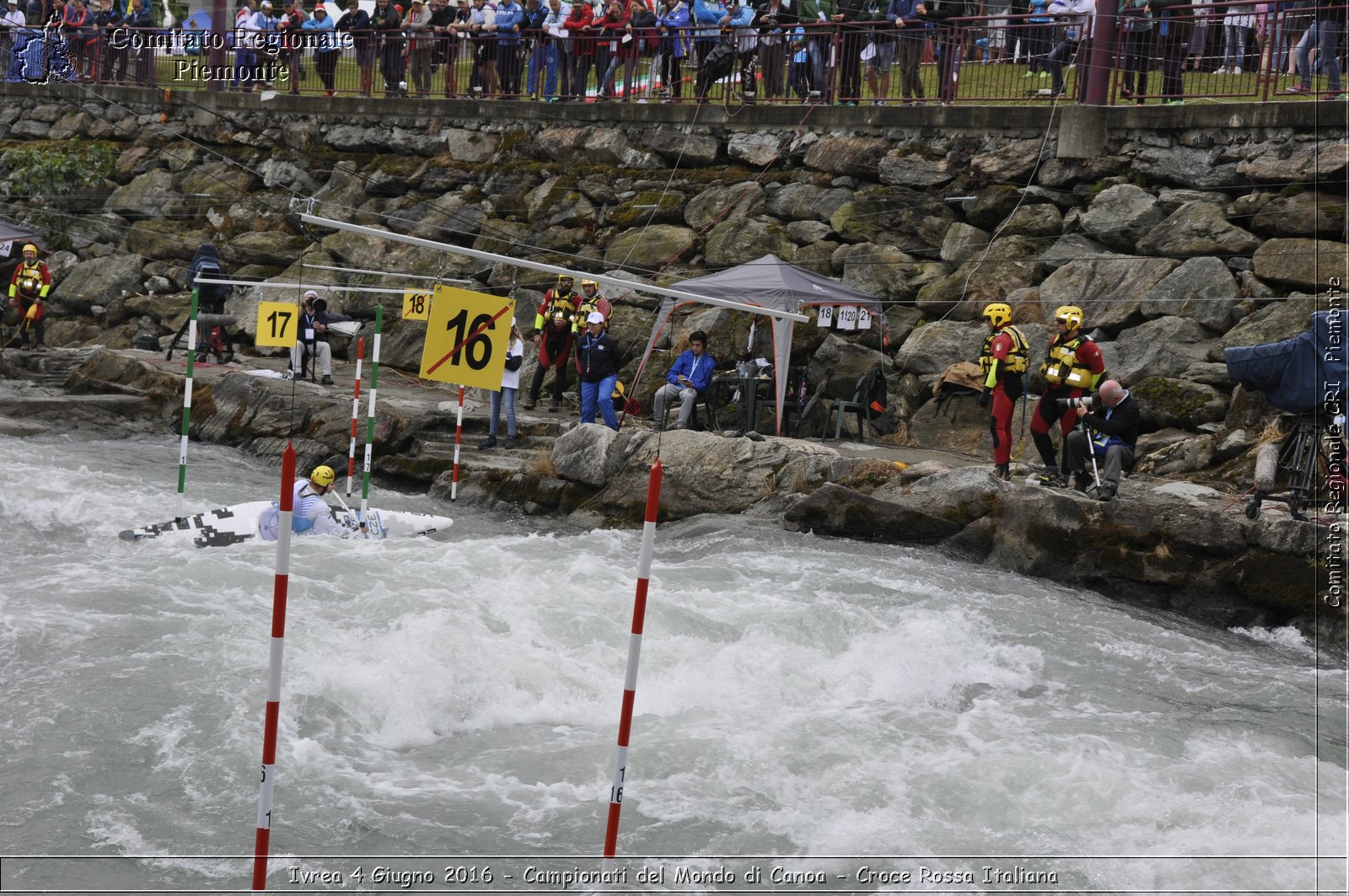 Ivrea 4 Giugno 2016 - Campionati del Mondo di Canoa - Croce Rossa Italiana- Comitato Regionale del Piemonte