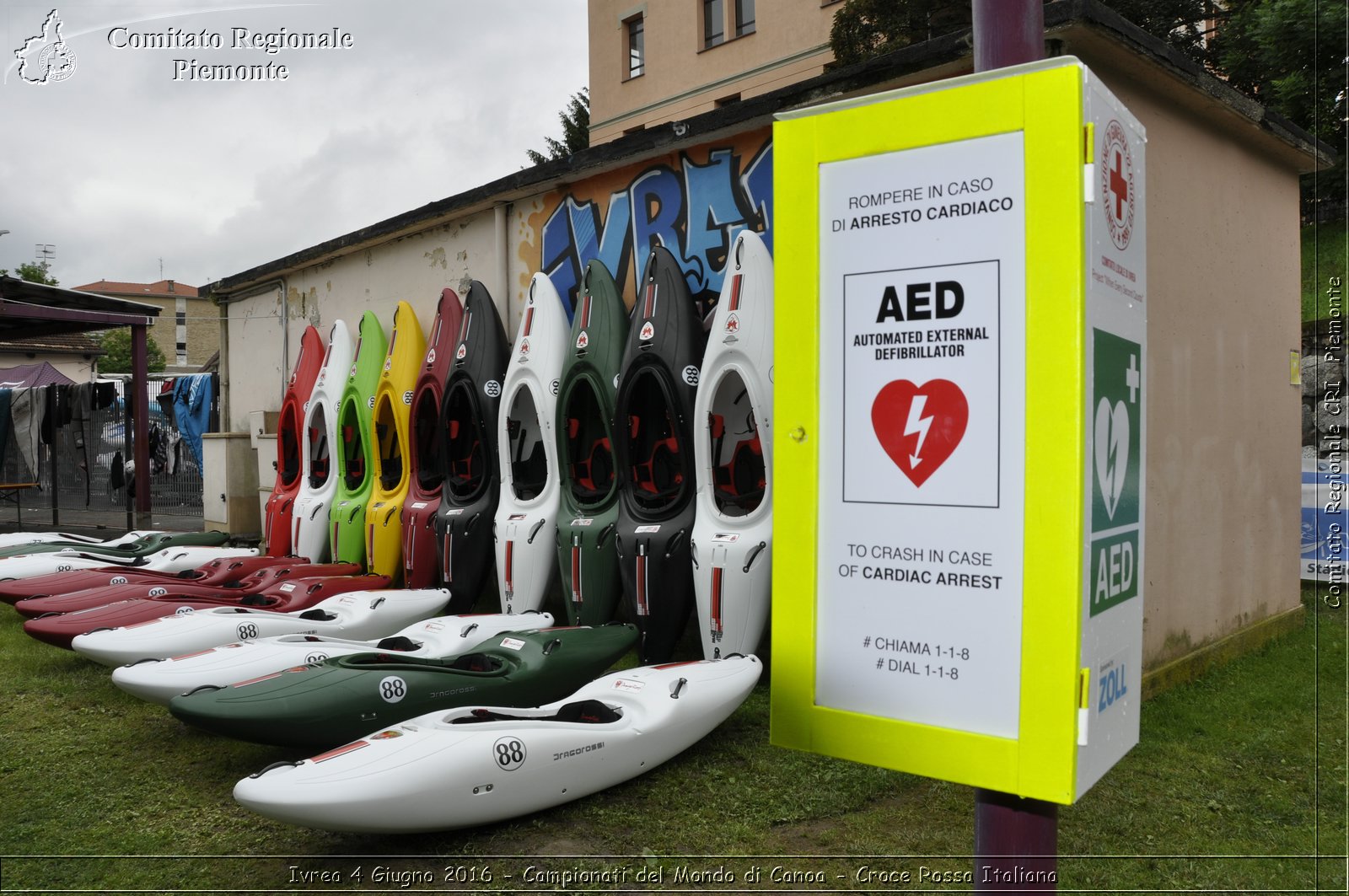 Ivrea 4 Giugno 2016 - Campionati del Mondo di Canoa - Croce Rossa Italiana- Comitato Regionale del Piemonte