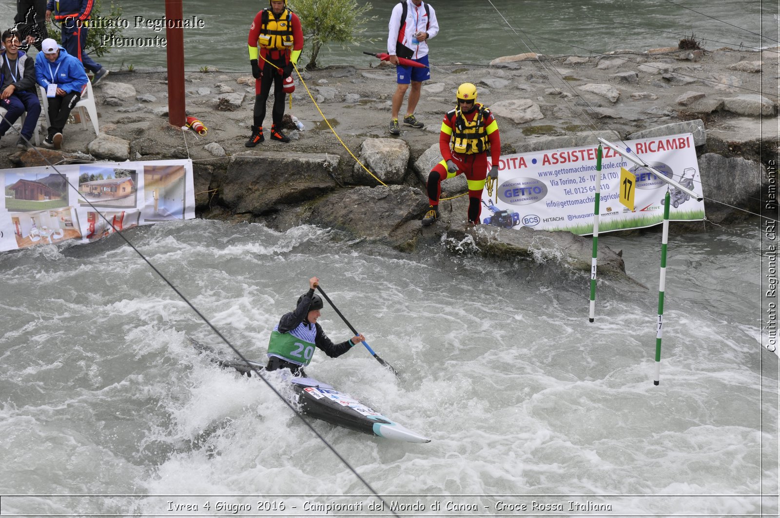 Ivrea 4 Giugno 2016 - Campionati del Mondo di Canoa - Croce Rossa Italiana- Comitato Regionale del Piemonte