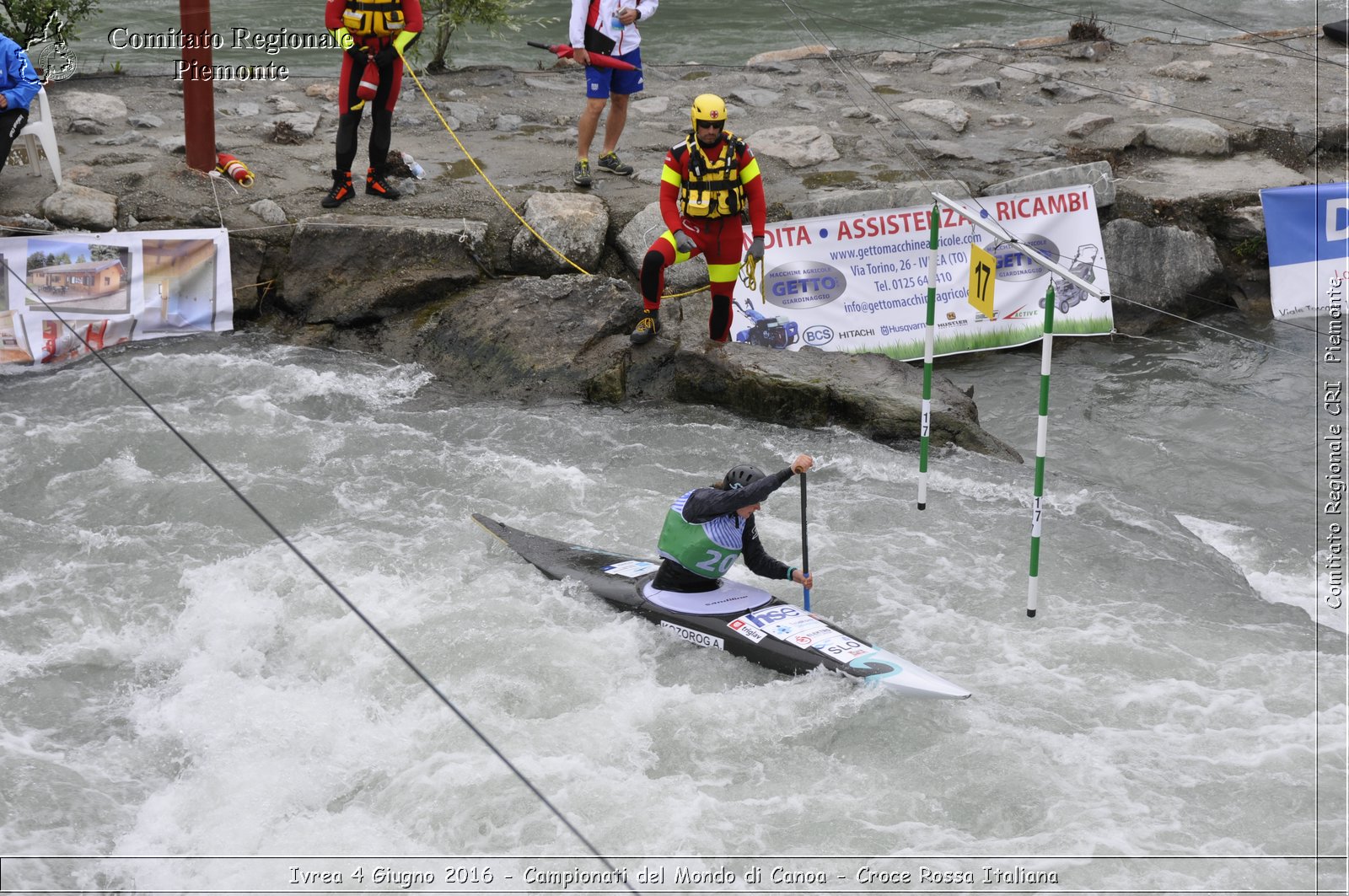 Ivrea 4 Giugno 2016 - Campionati del Mondo di Canoa - Croce Rossa Italiana- Comitato Regionale del Piemonte