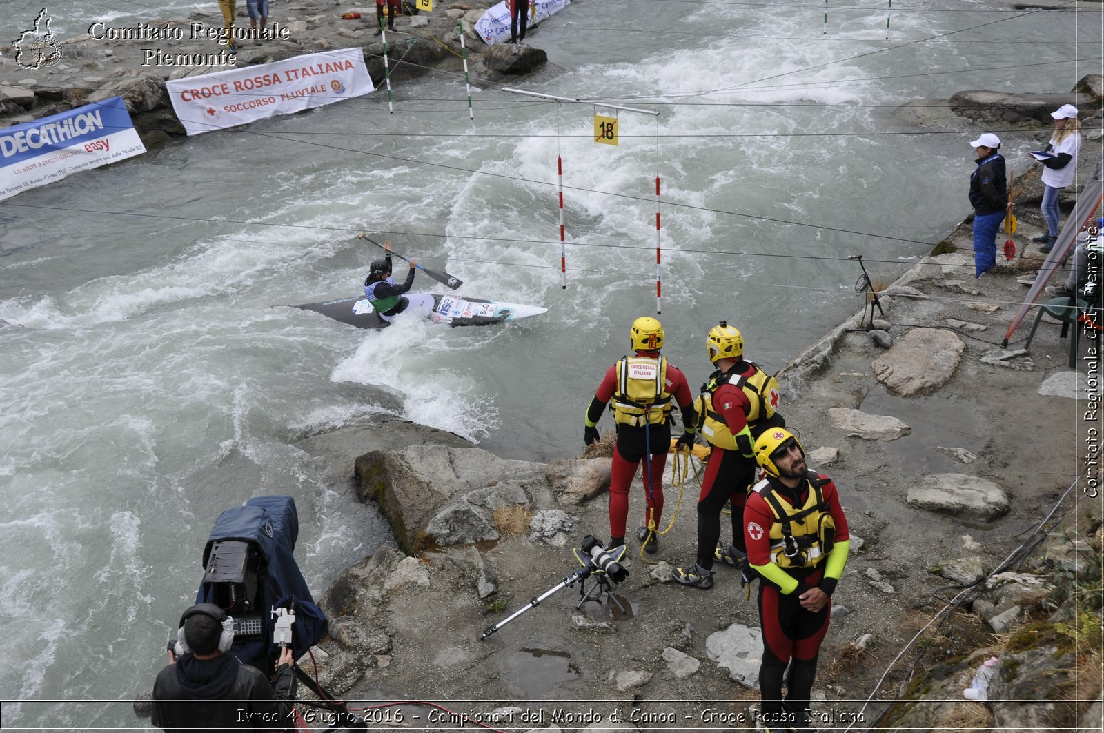 Ivrea 4 Giugno 2016 - Campionati del Mondo di Canoa - Croce Rossa Italiana- Comitato Regionale del Piemonte