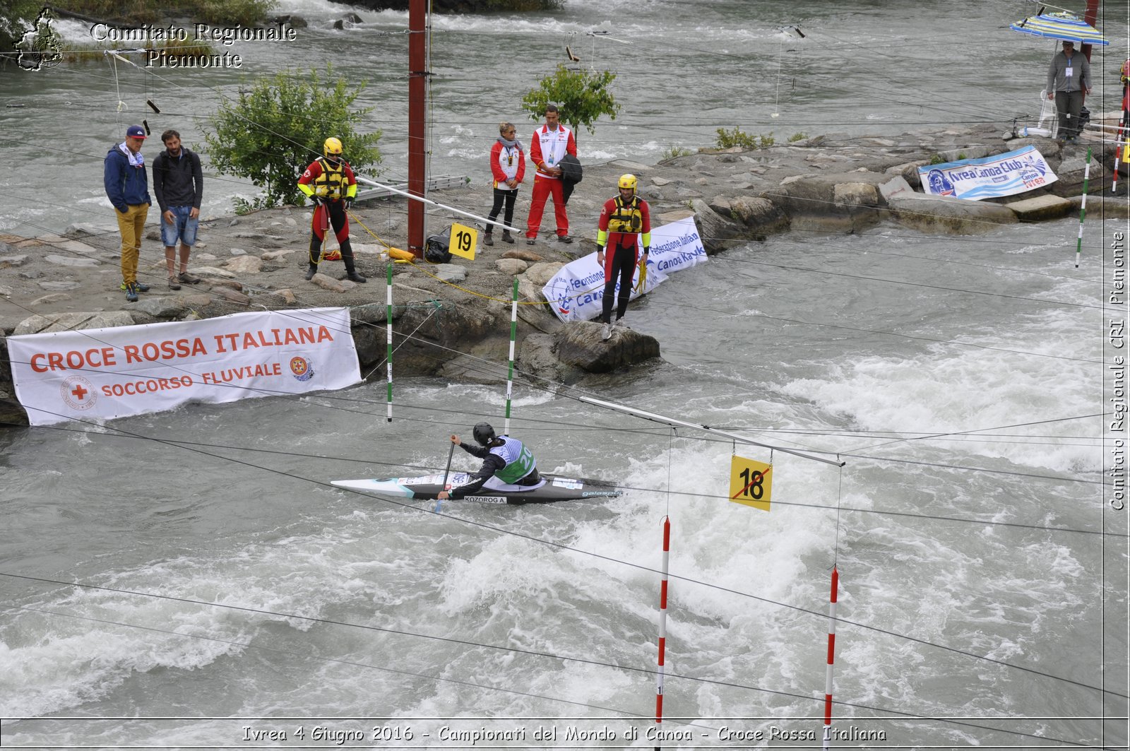 Ivrea 4 Giugno 2016 - Campionati del Mondo di Canoa - Croce Rossa Italiana- Comitato Regionale del Piemonte