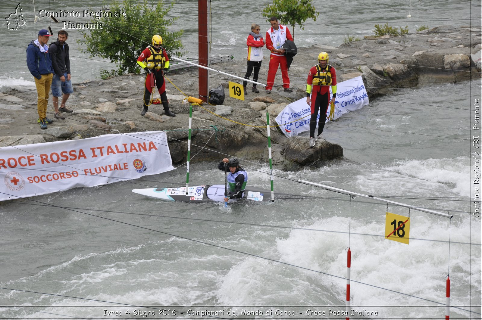 Ivrea 4 Giugno 2016 - Campionati del Mondo di Canoa - Croce Rossa Italiana- Comitato Regionale del Piemonte