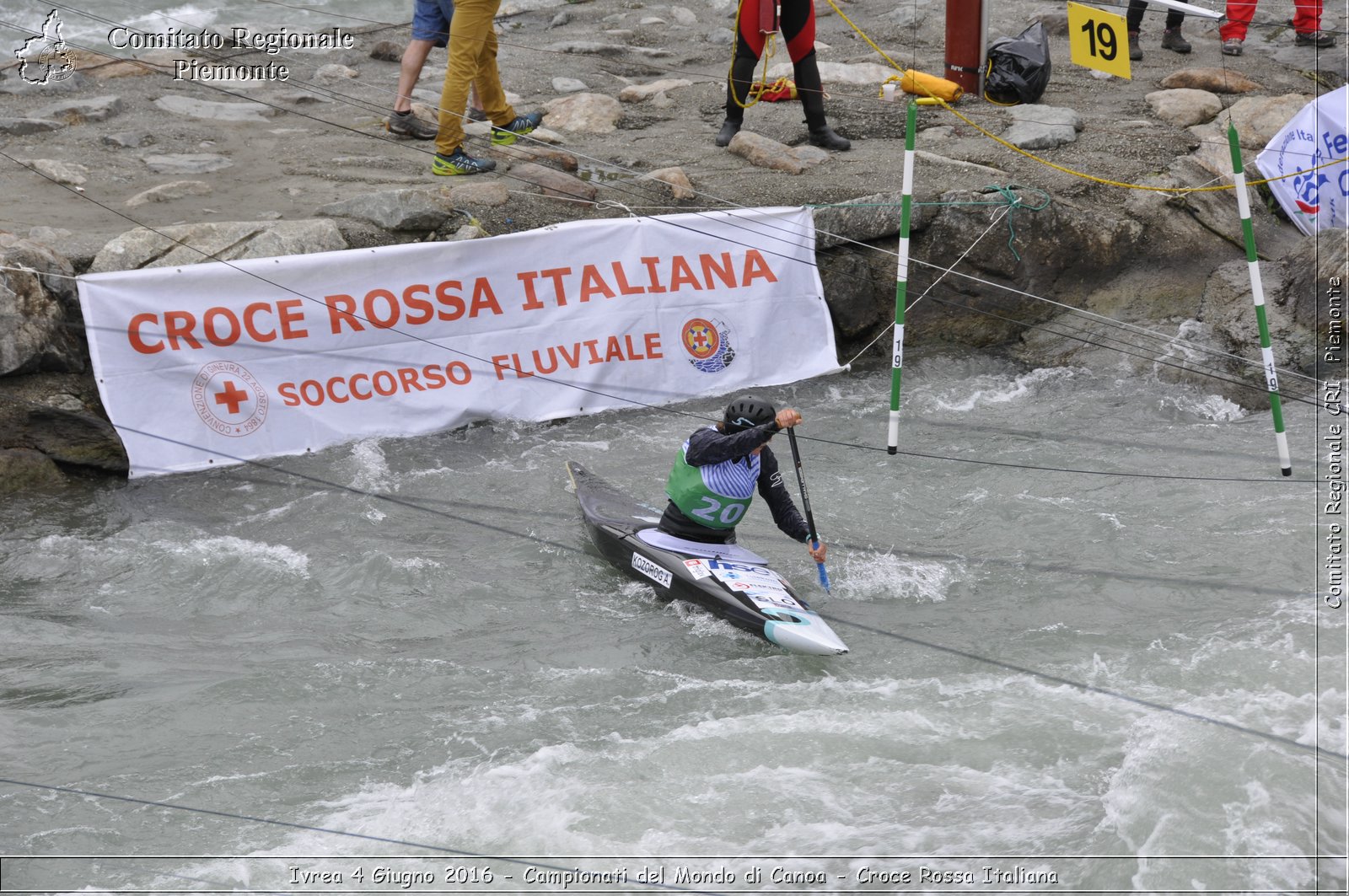 Ivrea 4 Giugno 2016 - Campionati del Mondo di Canoa - Croce Rossa Italiana- Comitato Regionale del Piemonte