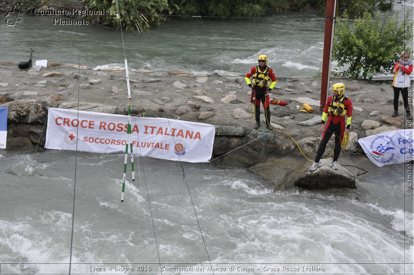 Ivrea 4 Giugno 2016 - Campionati del Mondo di Canoa - Croce Rossa Italiana- Comitato Regionale del Piemonte