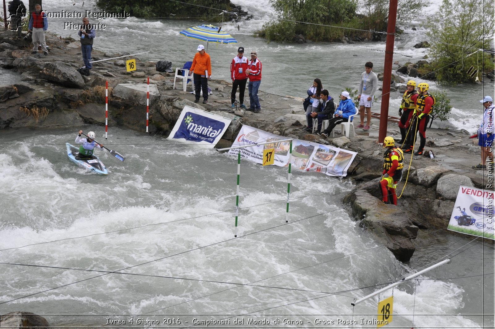 Ivrea 4 Giugno 2016 - Campionati del Mondo di Canoa - Croce Rossa Italiana- Comitato Regionale del Piemonte