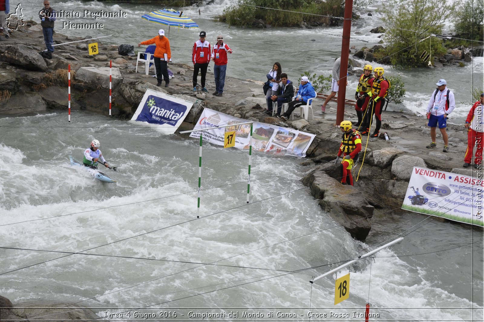 Ivrea 4 Giugno 2016 - Campionati del Mondo di Canoa - Croce Rossa Italiana- Comitato Regionale del Piemonte