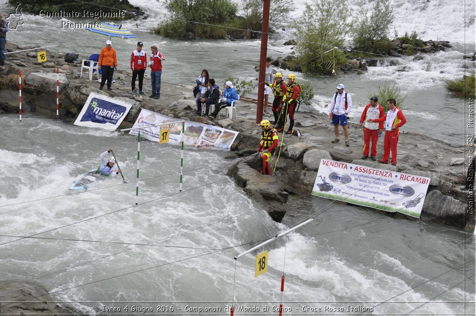 Ivrea 4 Giugno 2016 - Campionati del Mondo di Canoa - Croce Rossa Italiana- Comitato Regionale del Piemonte